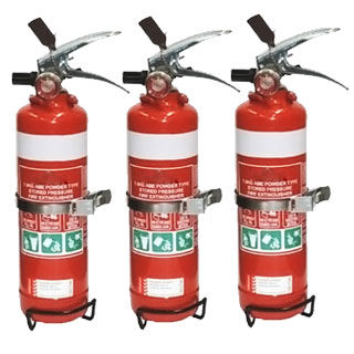 1kg Dry Chemical Powder Fire Extinguishers ABE