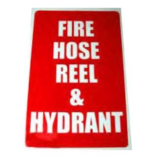 Fire Hose Reel & Hydrant Sign Angle