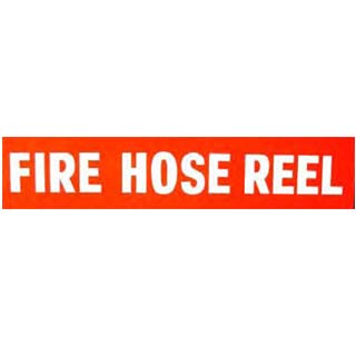 Fire Hose Reel Sign Strip