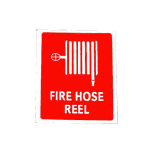 Fire Hose Reel Sign Angle