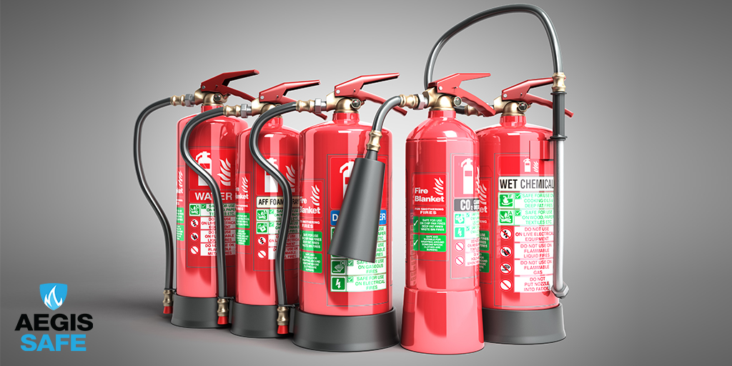 Fire extinguisher types in Australia